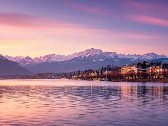 Zurich and the Alps representing Senton VPN servers in Switzerland